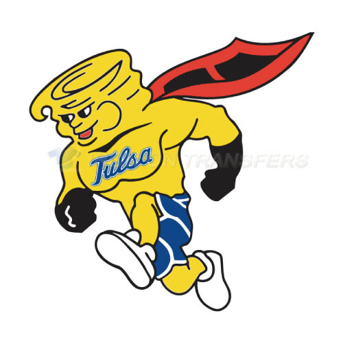 Tulsa Golden Hurricane Logo T-shirts Iron On Transfers N6617 - Click Image to Close
